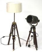 Two vintage lamps.