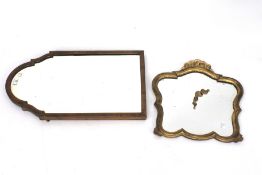 Two 20th century wall mirrors.