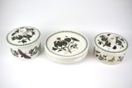 An assortment of Portmeirion Botanic garden ceramics.