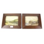 Two late 19th Century School watercolour landscapes.