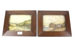 Two late 19th Century School watercolour landscapes.