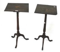 Pair of 19th century oak side table.