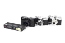 Four Halina cameras.