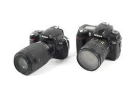 Two Nikon DSLR cameras. To include a D40 with a 75-240mm 1:4.5-5.