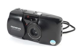 An Olympus MJU Zoom 35mm point and shoot camera.