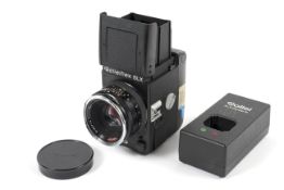A Rolleiflex SLX 6x6 medium format camera. With Planar 80mm 1:2.