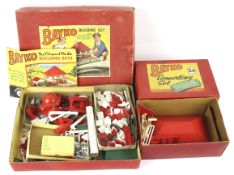 Two boxed Bayko sets.