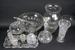 An assortment of glassware.