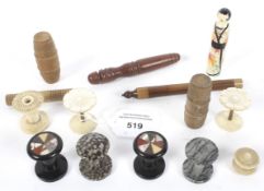 An assortment of sewing accessories.