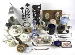 An assortment of collectables.