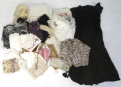 A large quantity of Victorian and later textiles.