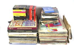 A large collection of vintage vinyl.