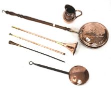 An assortment of 20th century copper.