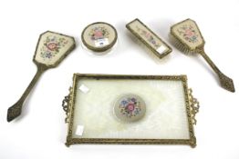 A ladies dressing table set.