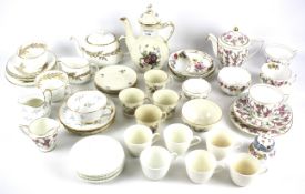 An assortment of mixed tea services and teawares.