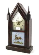 An early 20th century North American mantle clock by Waterbury clock company.