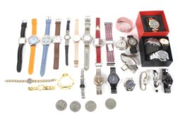 An extensive collection of vintage ladies' and gentleman's watches.