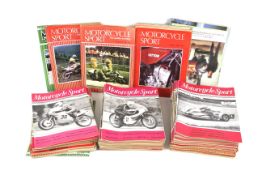 A large collection of Motorcycle Sport magazines. Mostly dated from the 1970s-80s.