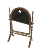 A 20th century mahogany dressing table mirror.