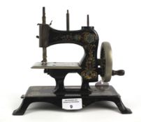 An early 20th century German Castige child's sewing machine.