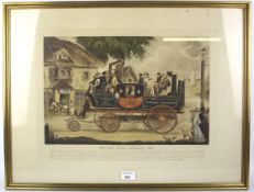 G Morton After Henry Pyall, The New Steam Carriage, 1828.