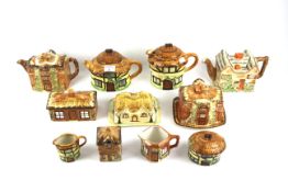 A collection of harvest ware ceramics.