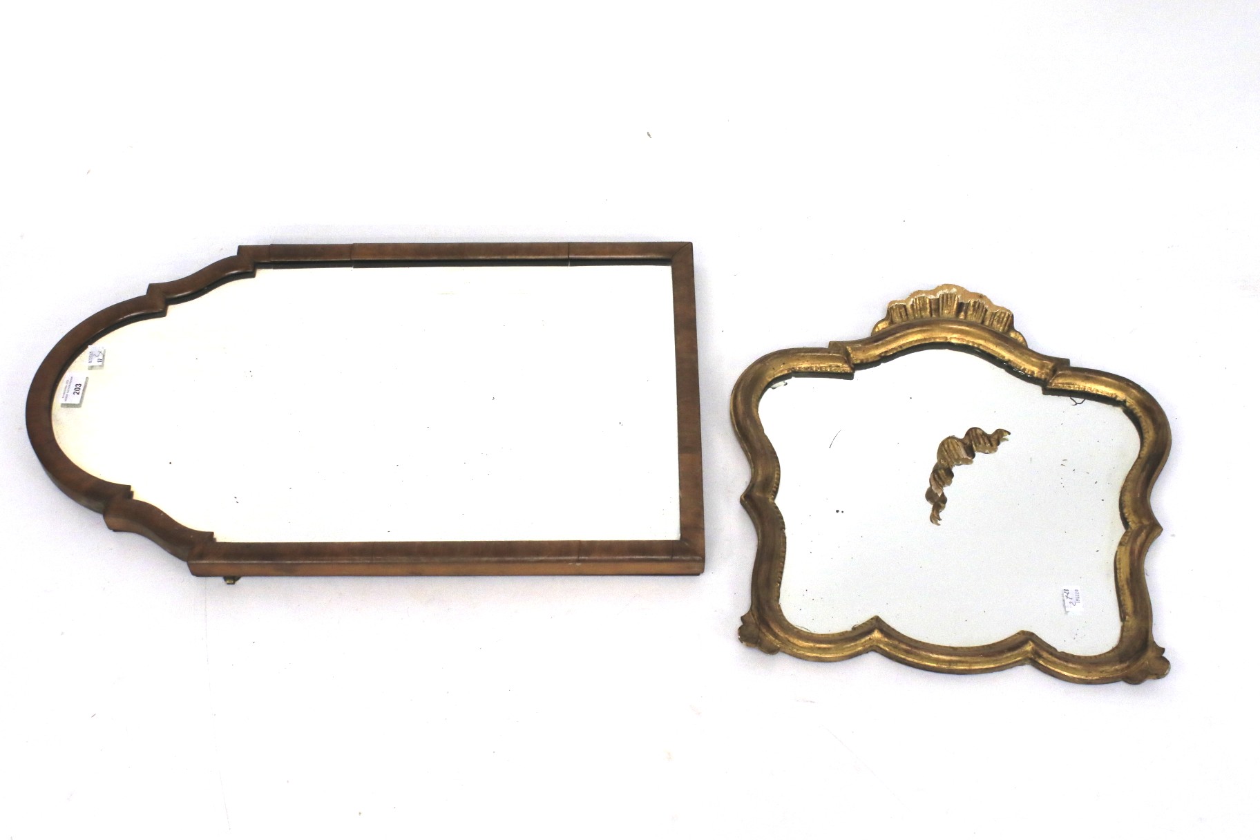Two 19th century wall mirrors.