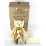 A Steiff limited edition British Collector's 2000 Teddy Bear. Number 2168 of 4000.