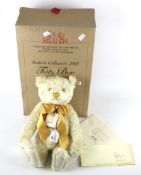 A Steiff limited edition British Collector's 2000 Teddy Bear. Number 2168 of 4000.