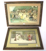 Two framed prints after Cecil Aldin (1870-1935).