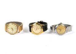 Three vintage gentleman's mechanical watches.