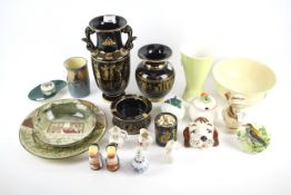 An assortment of ceramics.