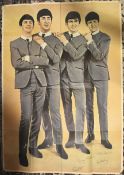 A 1960s poster of The Beatles.