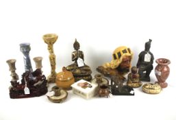 An assortment of collectables.