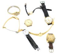An assortment of wristwatches.
