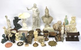 An extensive collection of ornaments and figures.