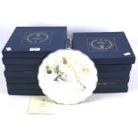 A collection of Royal Worcester limited edition collectors plates.