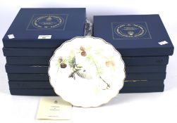 A collection of Royal Worcester limited edition collectors plates.