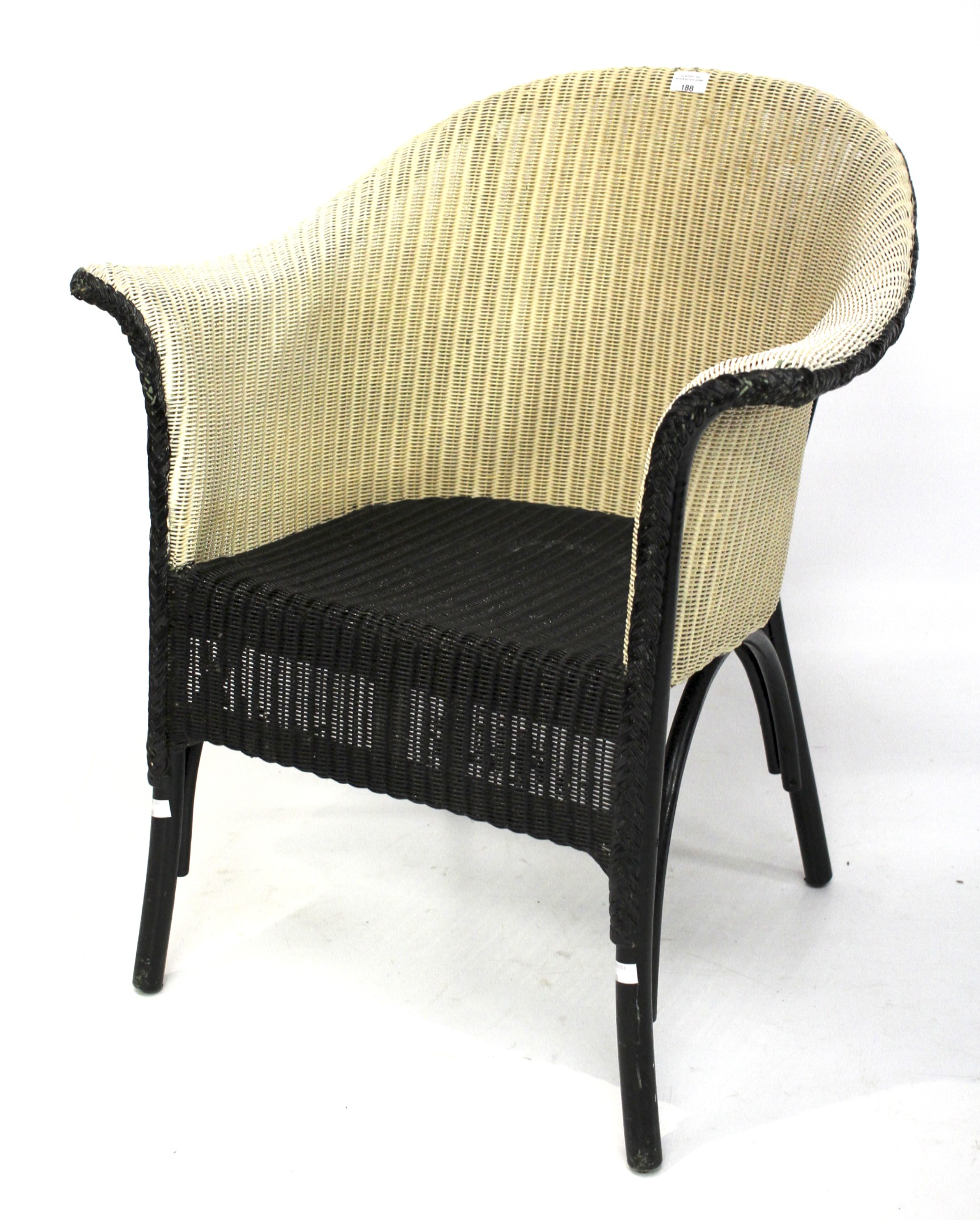 A Lloyd loom chair.