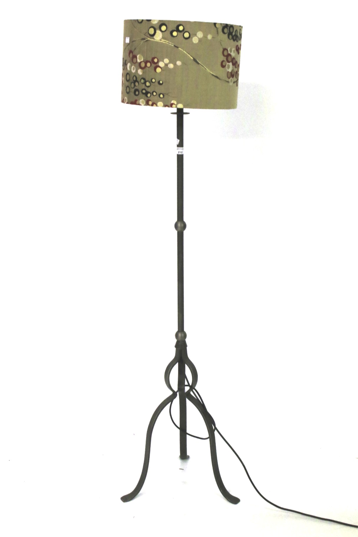 A contemporary standard lamp.
