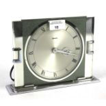 An Art Deco mantel clock by Ferranti.