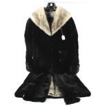 A vintage Canadian fur coat.