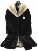 A vintage Canadian fur coat.