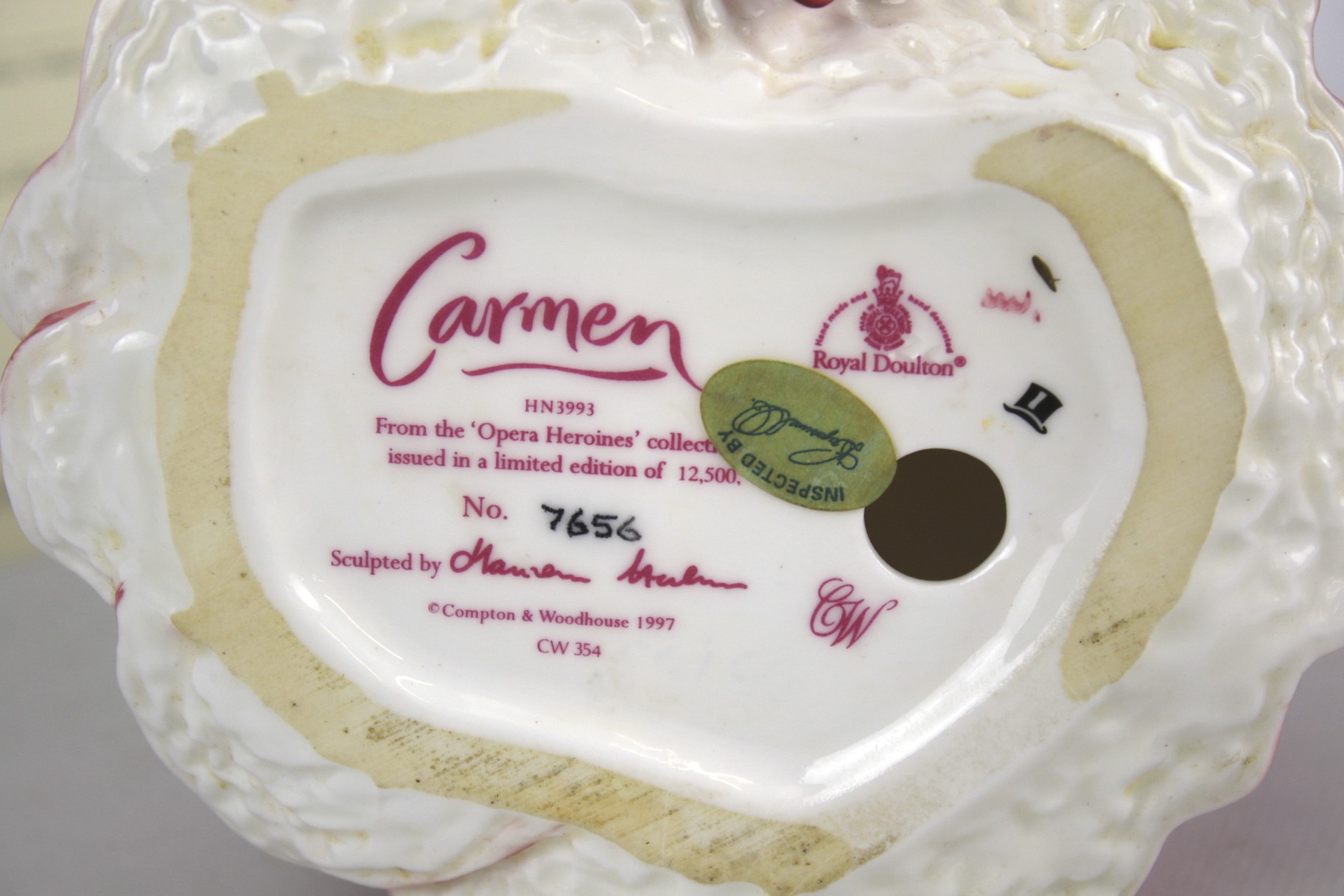 A limited edition Royal Doulton figure of 'Carmen'. - Image 2 of 2