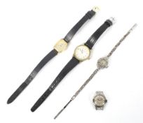 Four ladies' wristwatches.