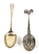 Two silver spoons. George Maudsley Jackson, London, 1896, 75.