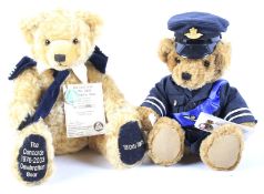 Two limited edition Herman teddy bears.