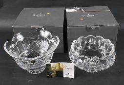 Two boxed Waterford crystal bowls.
