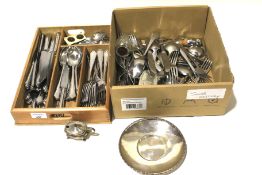 A collection of flatware.