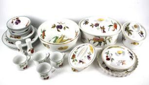 An assortment of Royal Worcester ceramics.